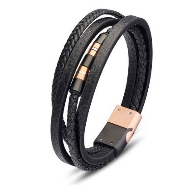 Multi Strand Leather Bracelet