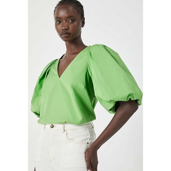 Balloon Sleeve Blouse