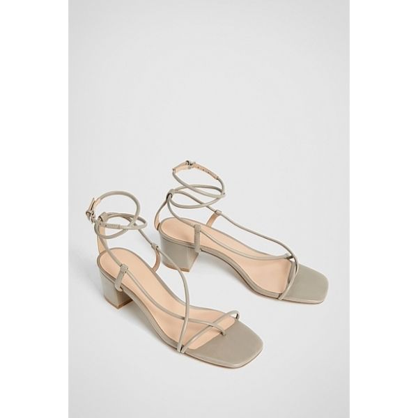 Fiona Leather Heel Husk