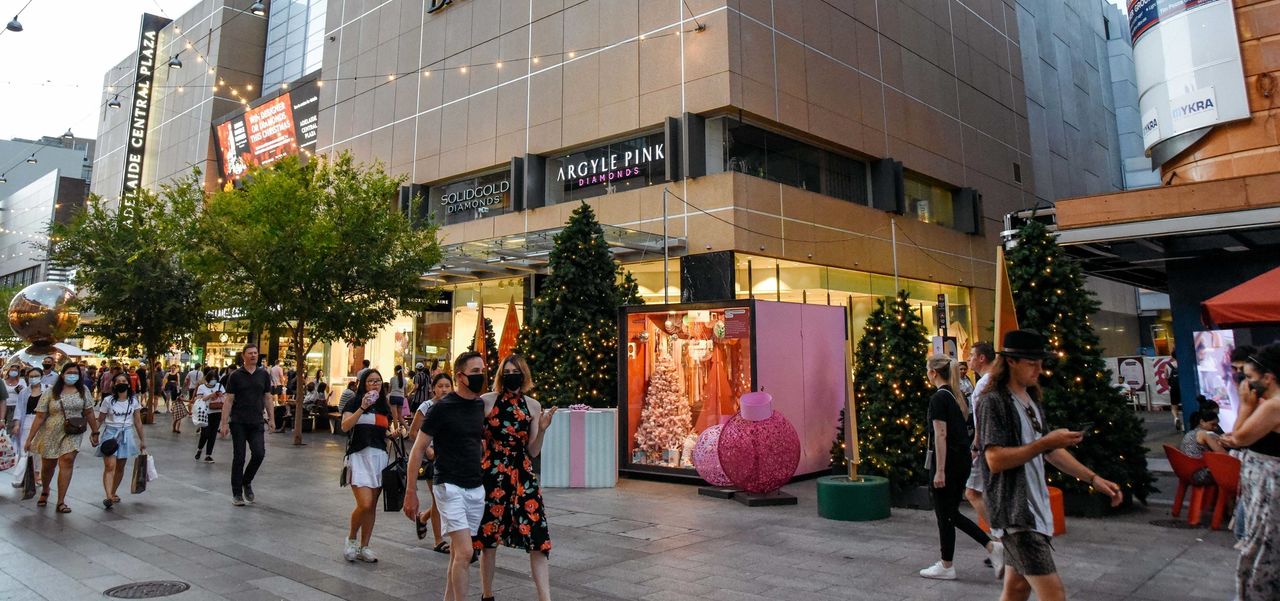 Christmas Decorations in Rundle Mall