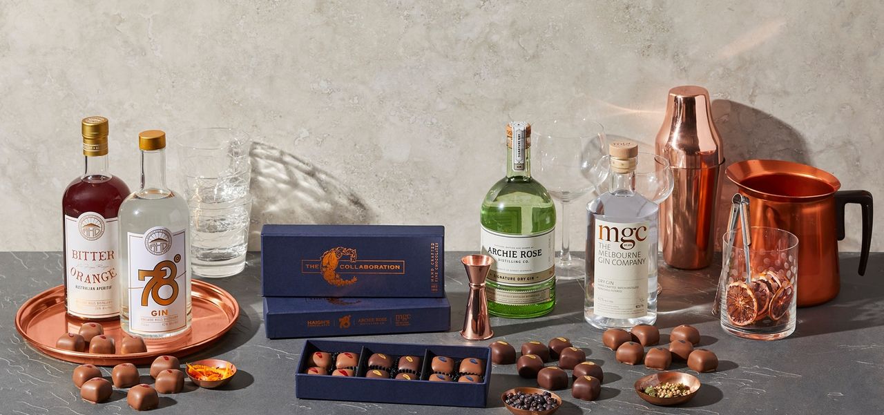 Australian Gin infused Haigh's Chocolates