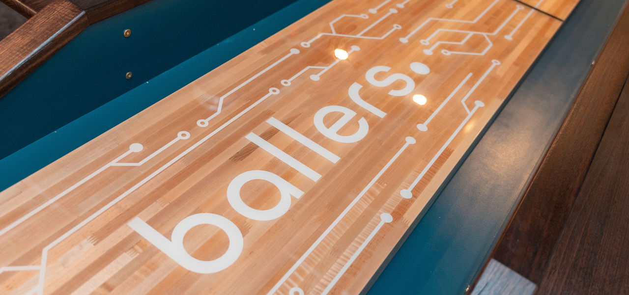 Ballers Clubhouse shuffleboard table