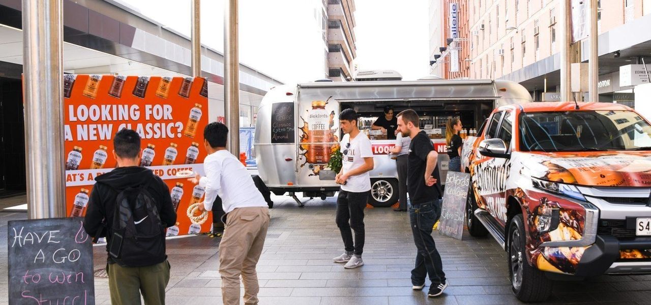 The bickford's cart in Gawler Place