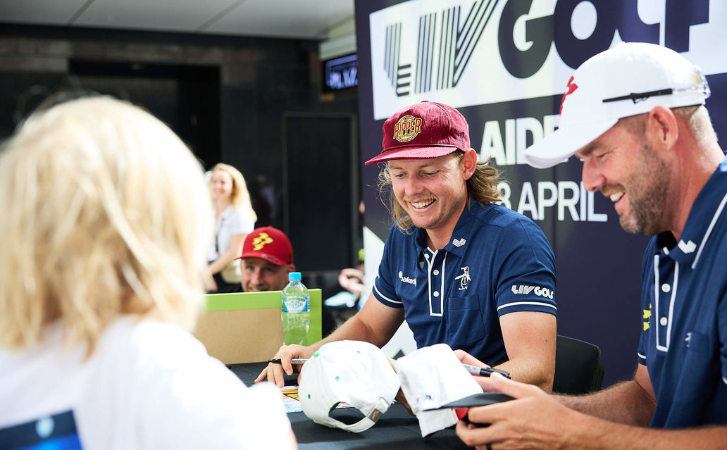 LIV Golf Signing