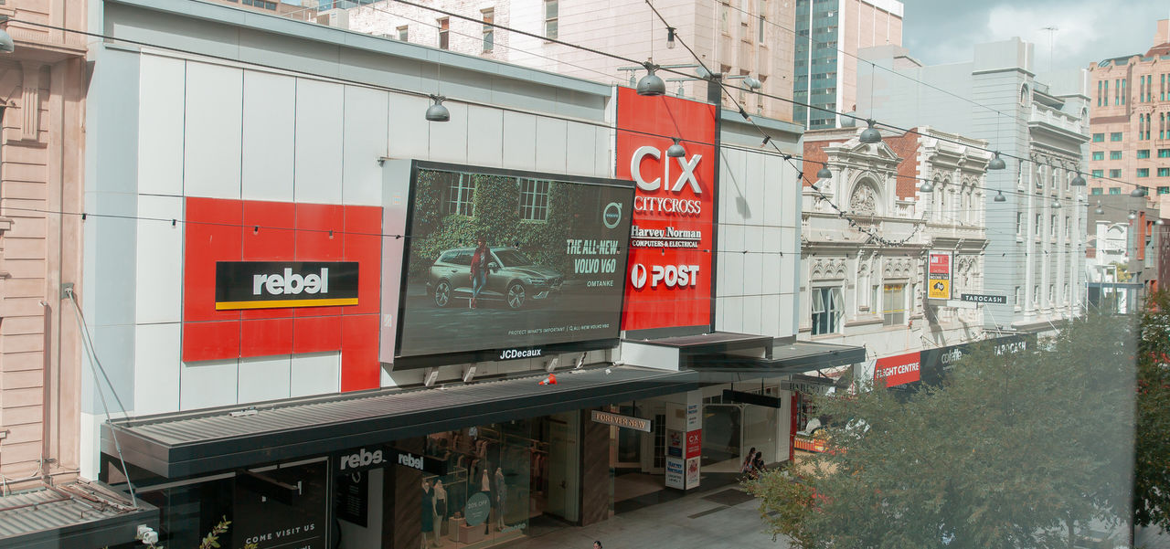 The exterior view of City Cross