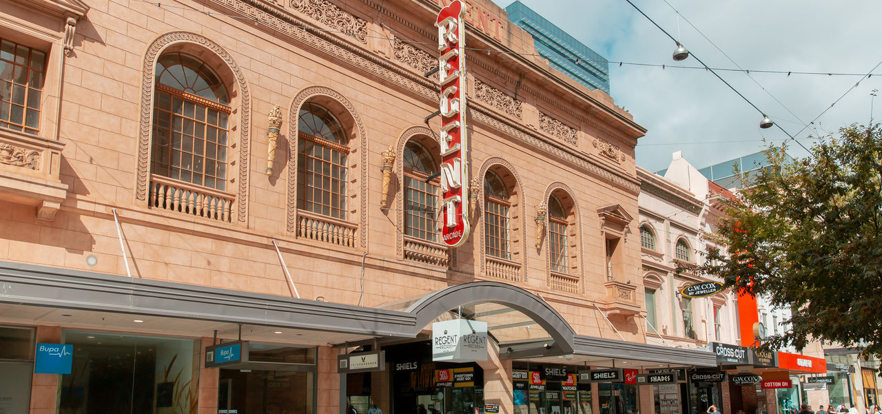The exterior of Regent Arcade