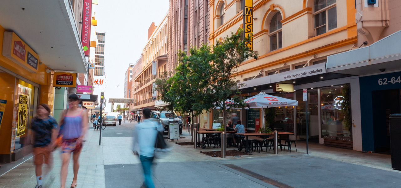 Working in the CBD • Rundle Mall
