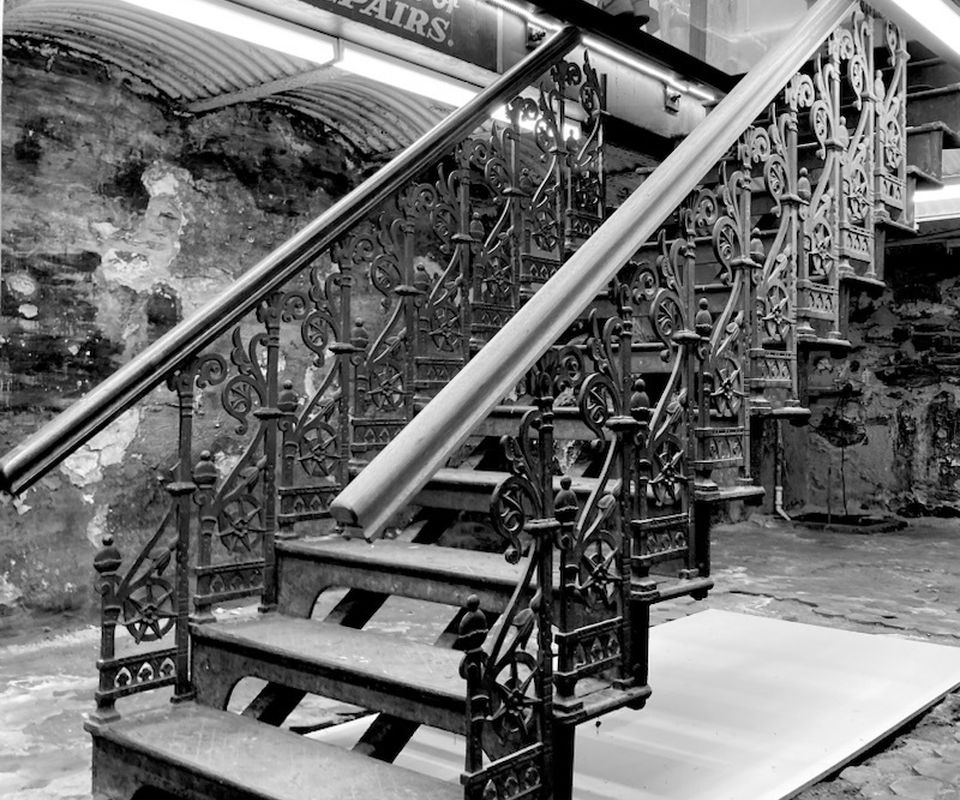 Black & White image of the Adelaide Arcade tea room