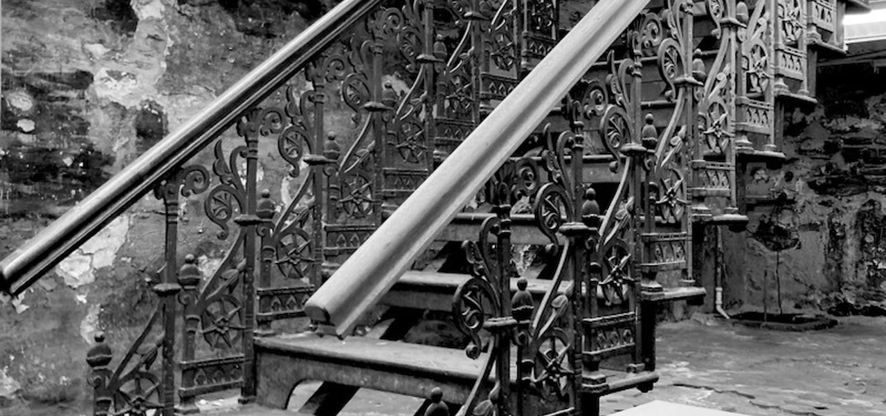 Black & White image of the Adelaide Arcade tea room