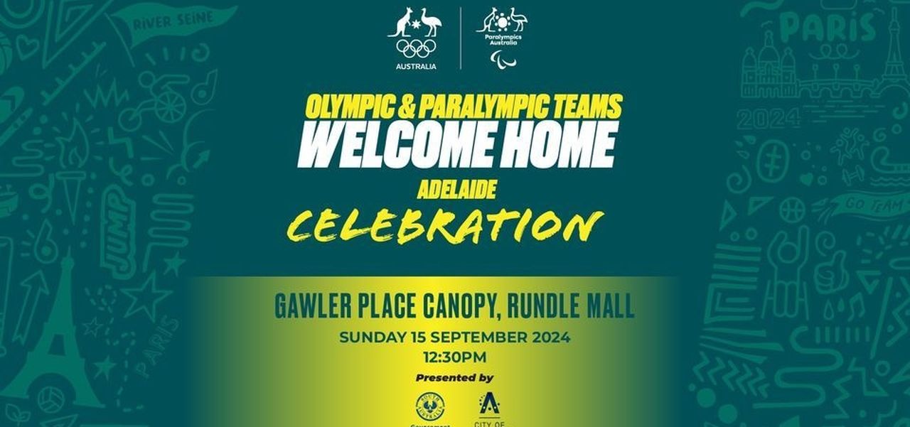 Olympic & Paralympic welcome home banner