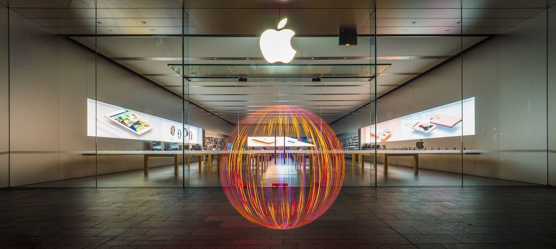 Ball of Light in Rundle Mall Outside Apple