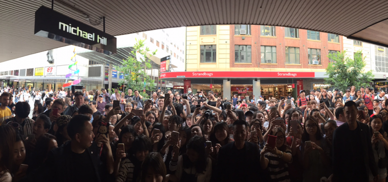Running Man in Rundle Mall • Rundle Mall