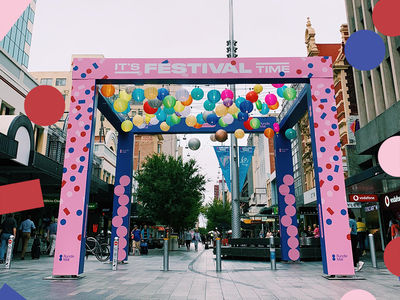 The Festival lantern display