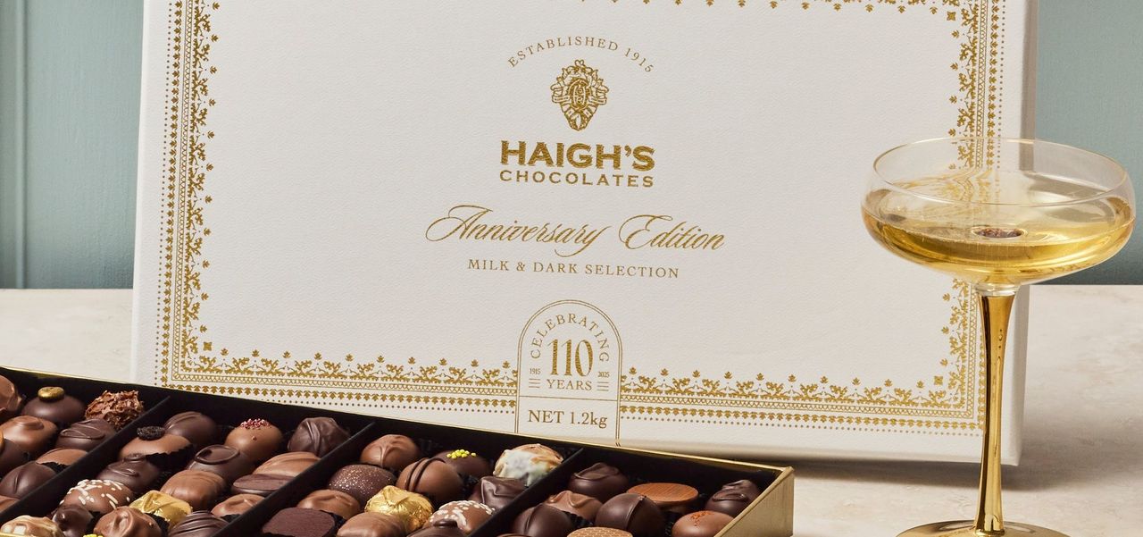 Haigh's Chocolates anniversary hamper