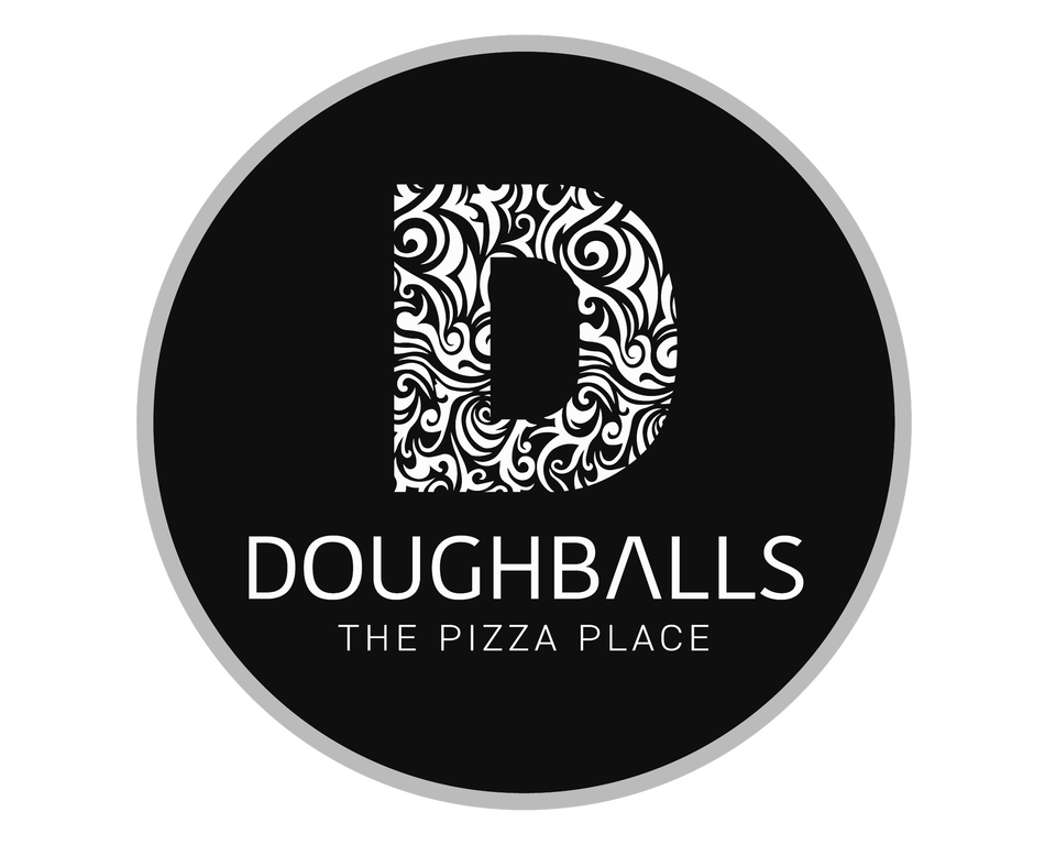 Doughballs Logo Black and White