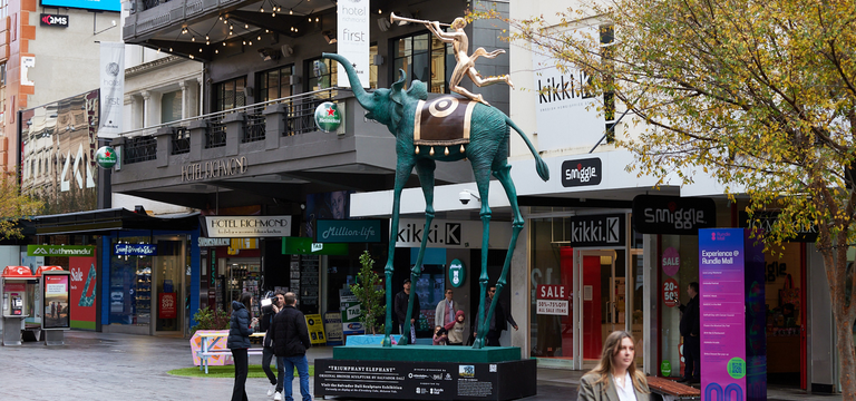 Dali Sculpture To Enthral Rundle Mall Visitors Rundle Mall